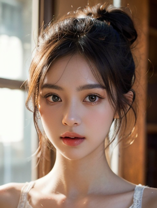 干净利落的女生头像：真实而灵动的魅力