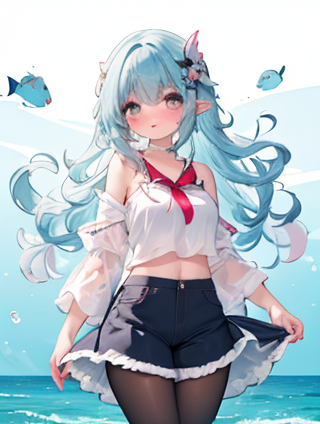 白色裙子与黑色鞋子：一种经典的和谐美学